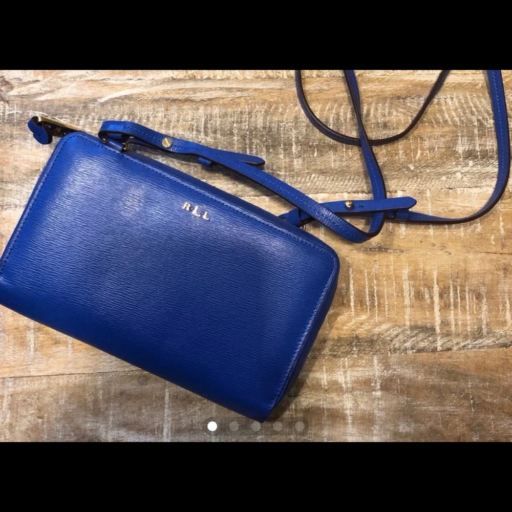 Ralph Lauren blue crossbody.